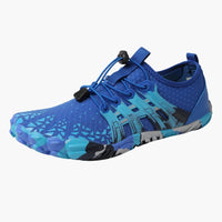 Unisex Barfußschuhe mit Bedrucktem Obermaterial – Blau