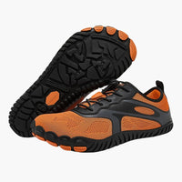 Unisex Barfußschuhe mit rutschfester Sohle – Schwarz / Orange