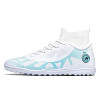 Kevin | Unisex Fußballschuhe mit Spikes – Weiß
