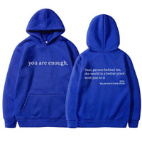Christina | Der perfekte Unisex Kapuzenpullover – Blau