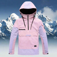 Janina | Unisex Winterjacke mit Kapuze – Rosa