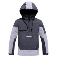 Janina | Unisex Winterjacke mit Kapuze – Grau