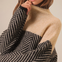 Fleur | Premium Rollkragenpullover aus edlem Strick – Beige