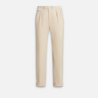 Elias Bundfaltenhose – Beige