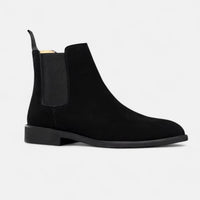 Brendo™ | Chelsea-Stiefel für Herren aus hochwertigem Wildleder – Schwarz