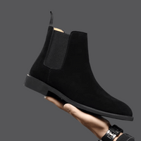 Herren Stiefel | Elastische Seitenteile mit kompakter Schaftform – Schwarz