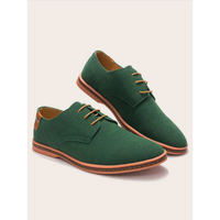 Herren Klassische Schnür Schuhe | Bequeme – Grün