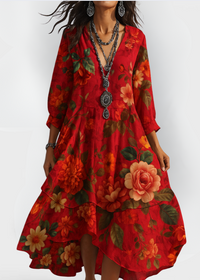 Rebecca - Bringen Sie Boho-Glanz in Ihren Look – Rot