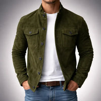 Wildlederjacke „Oltrarno“ – Verde