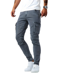 Marino Cargo Stretch Pants – Grau