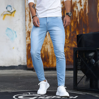 Casual Denim Jeans – Blau