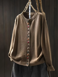 Ellery | Strickknopf-Cardigan – Braun