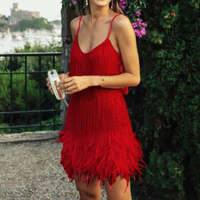Cora - Elegantes und stilvolles Cocktailkleid für Frauen – Rot