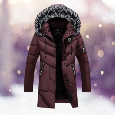 Yievelle | Pelzkragen Thermoparka Windjacke