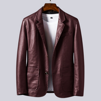 Nightfall Leather Jacket – Bordeaux