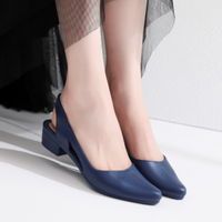 Giselle | Flache Schuhe Mit Geschlossener Spitze Für Damen – Blau
