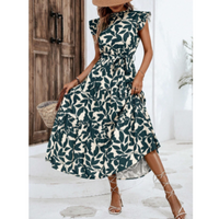 Dorothea | Damen Kleid – Dunkelgrün