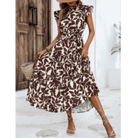 Dorothea | Damen Kleid – Braun