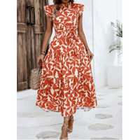 Dorothea | Damen Kleid – Orange