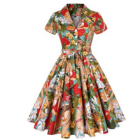 Beckett | Bedrucktes Sommerkleid Für Damen – Rot