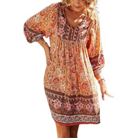 Fio | Elegantes Sommerkleid für Damen – Orange