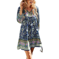 Fio | Elegantes Sommerkleid für Damen – Blau