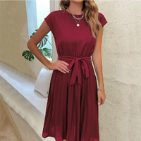 Siari | Damen Elegantes Maxikleid – Rot
