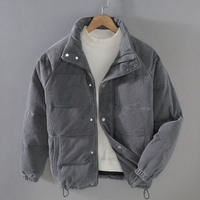 Magnus Corduroy Jacket – Grau