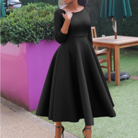 Wendlalin | Elegantes Kleid für Damen – Schwarz