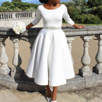 Wendlalin | Elegantes Kleid für Damen – Weiß