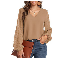 Felina | Langärmelige Damenbluse – Khaki