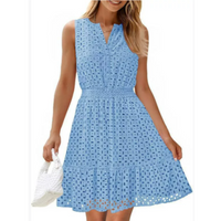 Mon | Damen Sommerkleid – Himmelblau