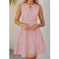 Mon | Damen Sommerkleid – Rosa