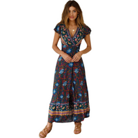 Uzza | Bequemes und elegantes Damenkleid – Dunkelblau