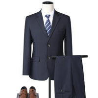 Zweiteiliger Formeller Hochzeitsgastanzug Für Herren | Trendy – Marine