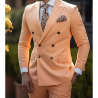 Herren Formell Anzug | Zweiteiliges – Orange