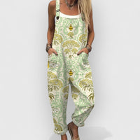 Briony | Geblümter Vintage Overall – Mehrfarbig