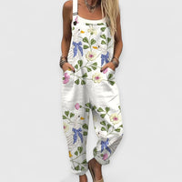 Jane | Blumen Jumpsuit – Mehrfarbig