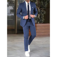 Herren Anzug | Zweiteiliges Setdesign für formelle Anlässe – Marine