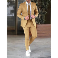Herren Anzug | Zweiteiliges Setdesign für formelle Anlässe – Beige
