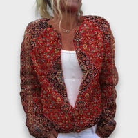 Rosalie – Cardigan mit Rosendruck – Stil 4