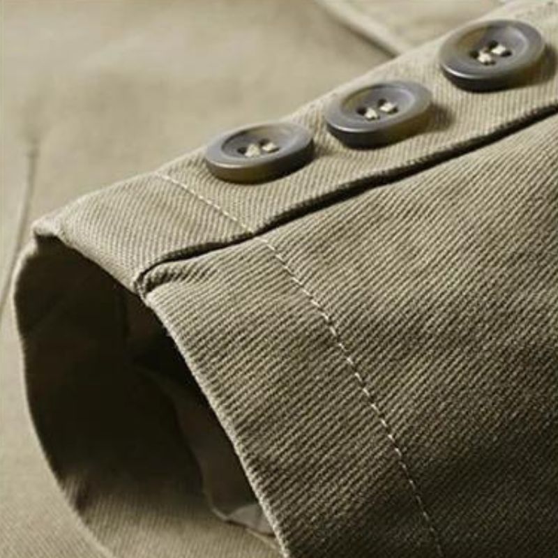 Gabrie | Wasserdichter Herrenmantel mit Reverskragen und praktischen Taschen