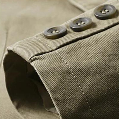 Gabrie | Wasserdichter Herrenmantel mit Reverskragen und praktischen Taschen