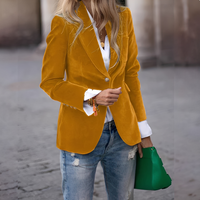 Lyliane - Bequeme Damenjacke mit Knöpfen – Gelb