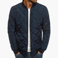 Florian | Bomberjacke mit Rautenmuster – Marine