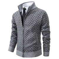 Rolland - Warm Übergangsjacke aus Baumwolle für Männer – Grau