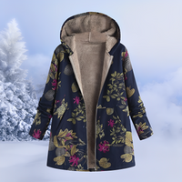 Janiene - Elegante und warme Jacke – Dunkelblau