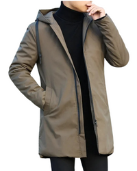 | Elegante Windjacke für Herren – Braun