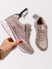 Orthopädische Sportschuhe für Damen – Beige