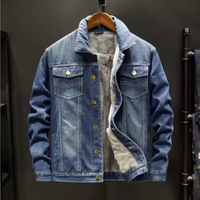 OTIS - GEFÜTTERTE JEANSJACKE – Hellblau